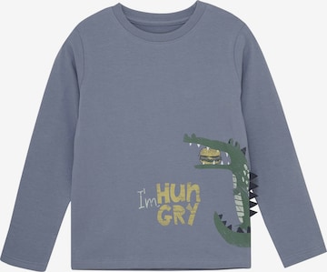 MINYMO - Pullover ' MIT-shirt LS ' em azul: frente