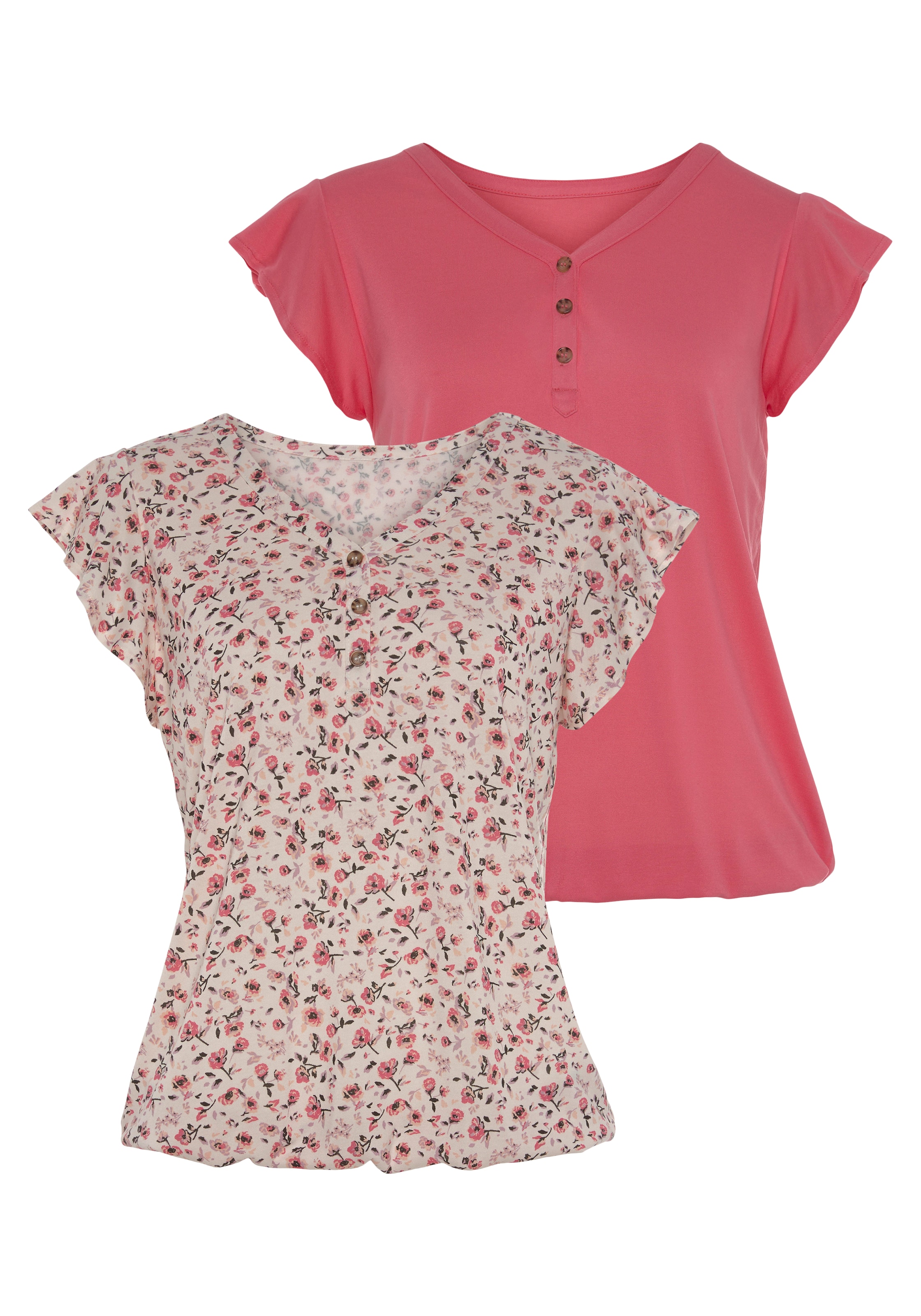 VIVANCE Shirt in Beige: front