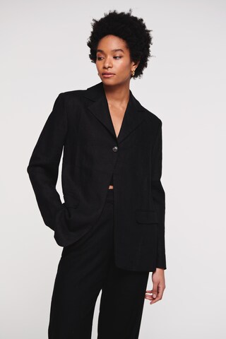 Blazer 'Harrison' Aligne en noir : devant