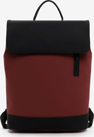 Emily & Noah Rucksack 'Le Havre Rue09' in Rot: Vorderseite