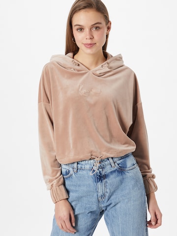 Karl Kani Sweatshirt in Beige: voorkant