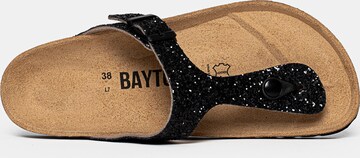 Bayton T-Bar Sandals 'Mercure' in Black