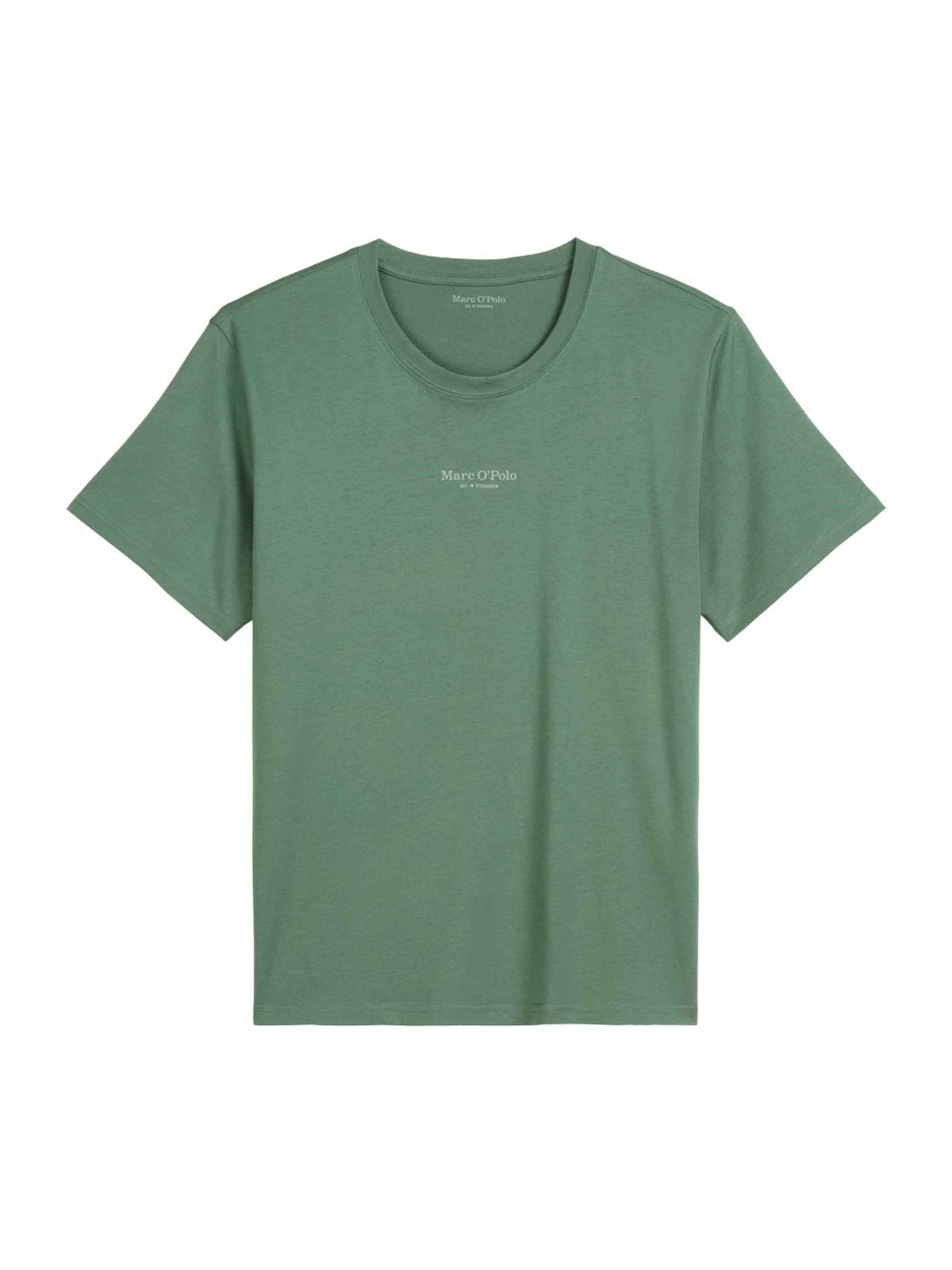 Marc O'Polo Shirt ' Mix N Match Cotton ' in Groen: voorkant