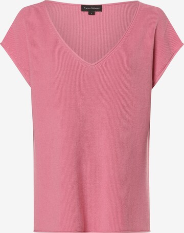 Pull-over Franco Callegari en rose : devant