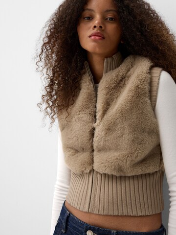 Cardigan Bershka en beige