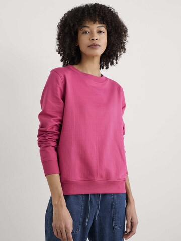 Seasalt Cornwall Sweatshirt 'Mappa' in Roze: voorkant