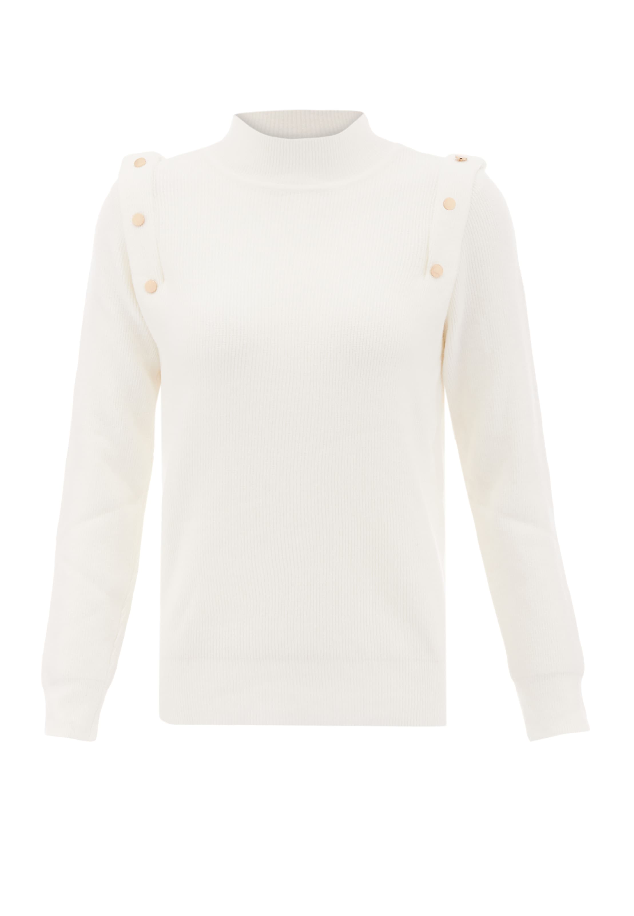 caspio Sweater in White: front
