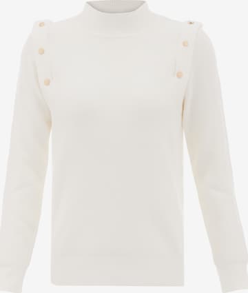 Pull-over caspio en blanc : devant