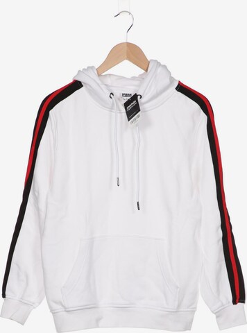 Urban Classics Sweatshirt & Zip-Up Hoodie in S in White: front