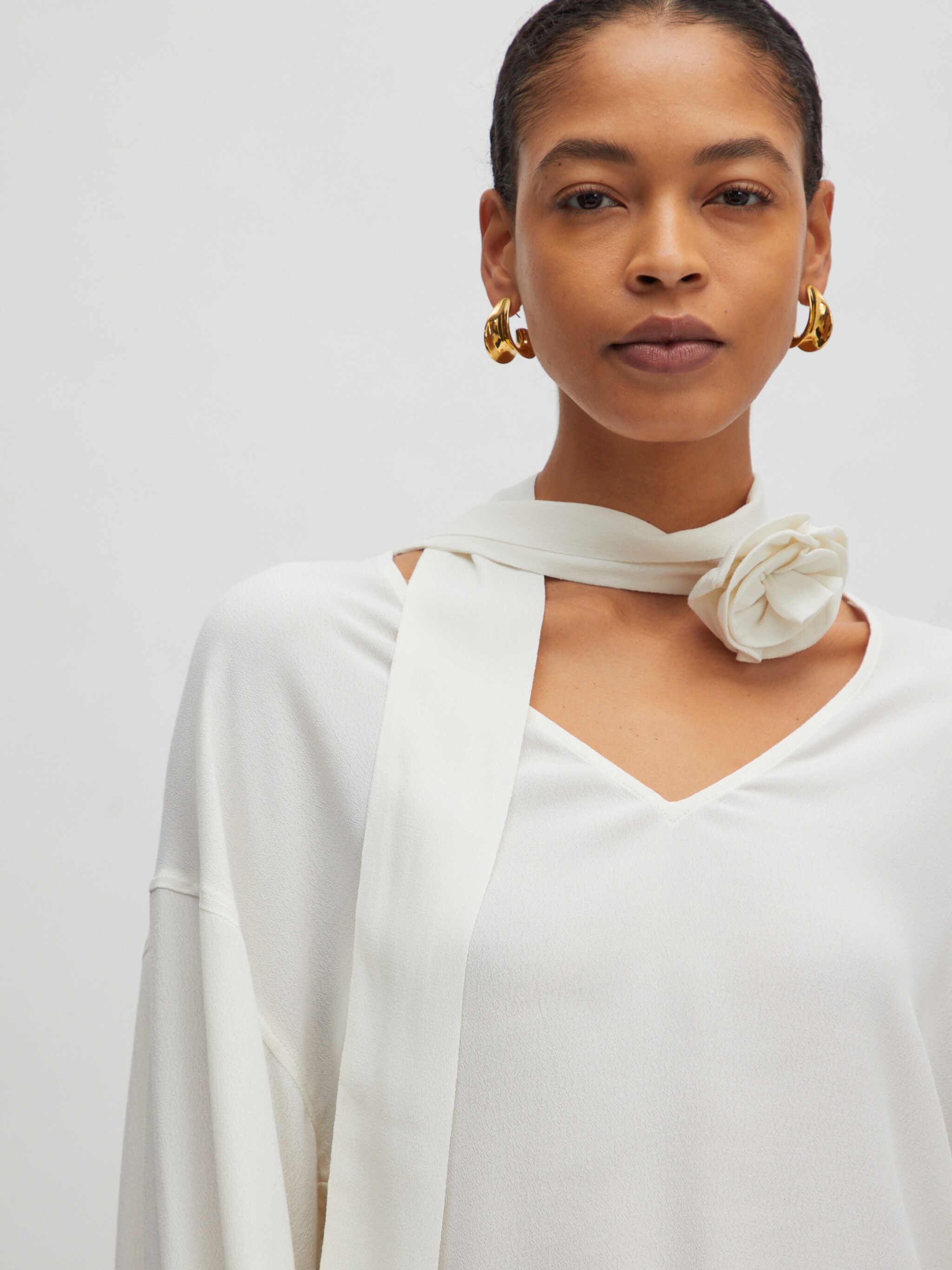 EDITED Produkte Bluse 'Iris' weiß