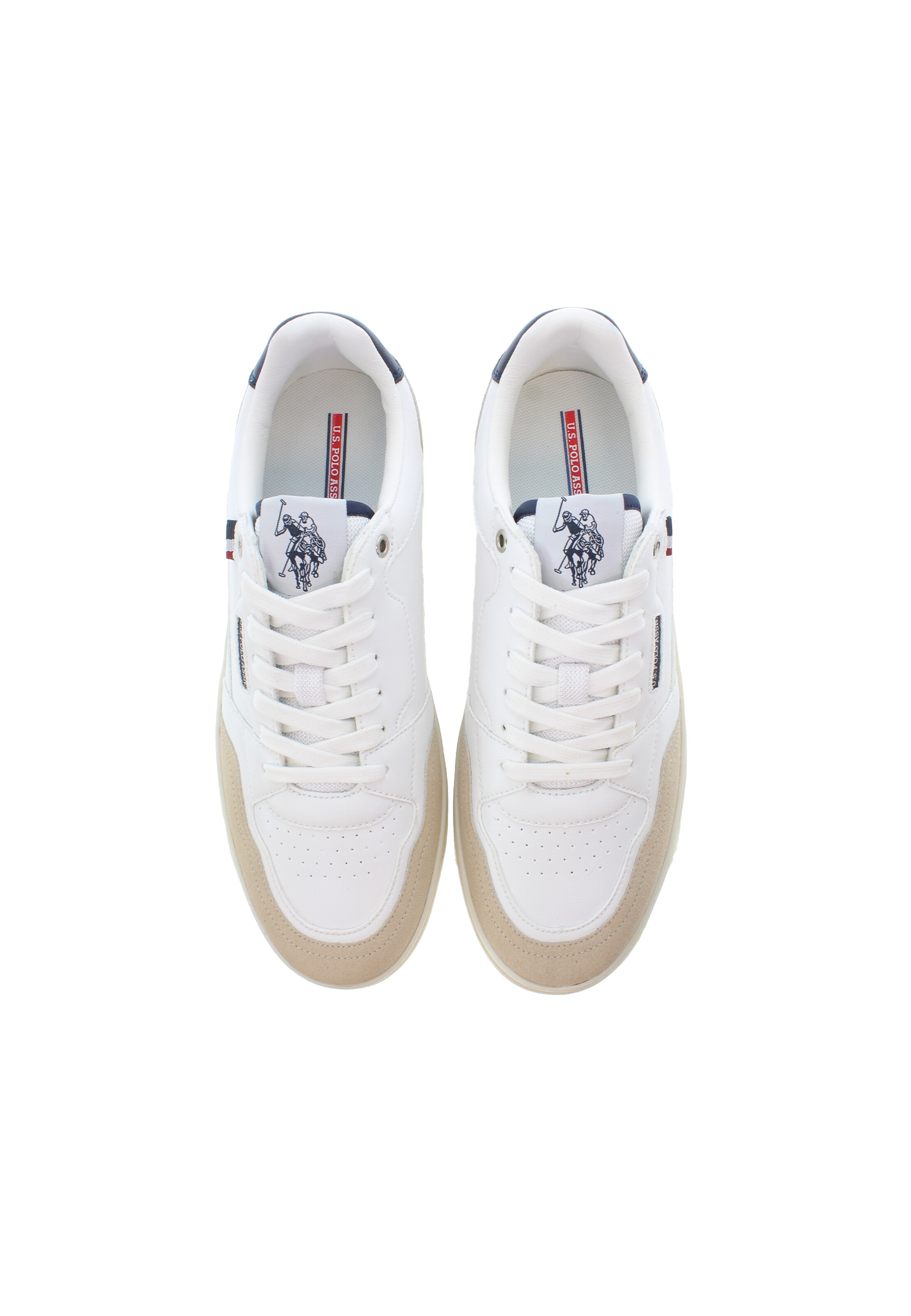 Baskets basses 'Kosmo 006' U.S. POLO ASSN. en blanc
