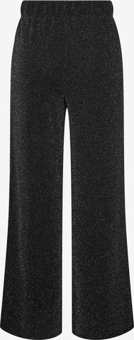 Wide Leg Pantalon 'LINA' PIECES en noir