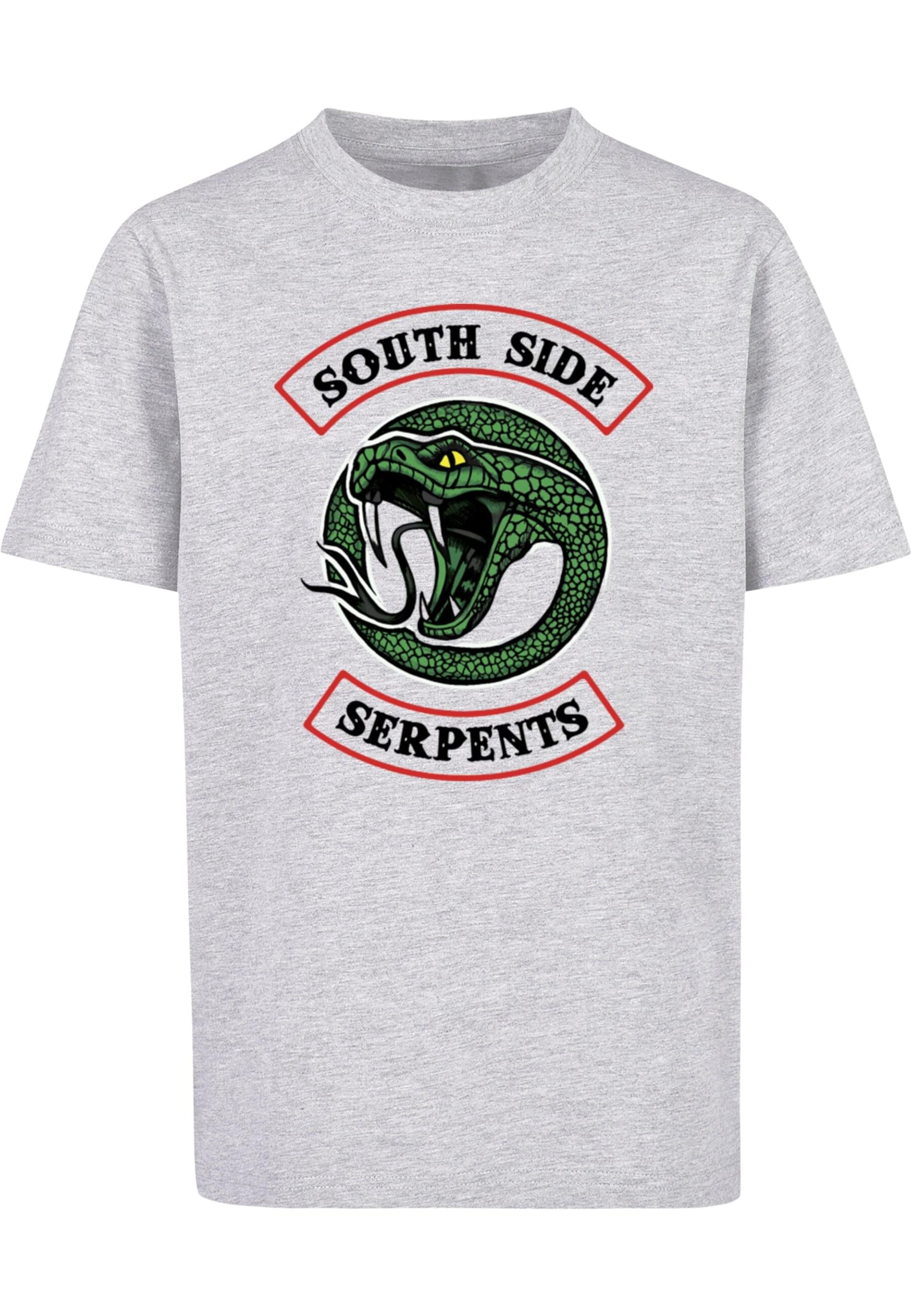 ABSOLUTE CULT Shirt 'Riverdale - Southside Serpents' in Grey: front