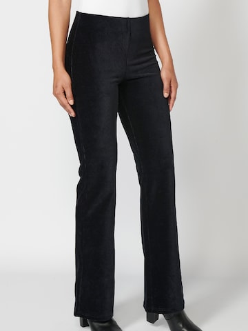 KOROSHI Flared Pants in Black