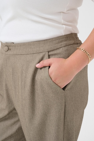 KAFFE CURVE Regular Pantalon 'Tilda' in Beige