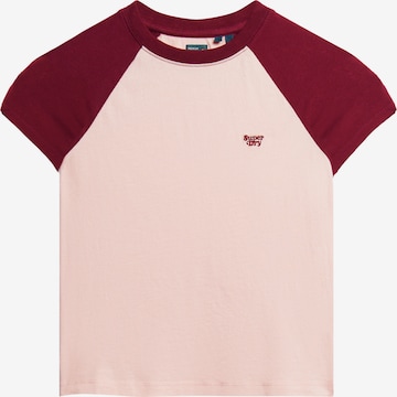 Superdry Shirt 'Essential' in Pink: front