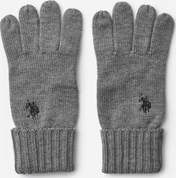 U.S. POLO ASSN. Fingerhandsker ' UUObi ' i grå: forside