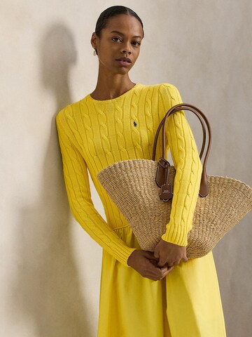 Rochie de la Polo Ralph Lauren pe galben
