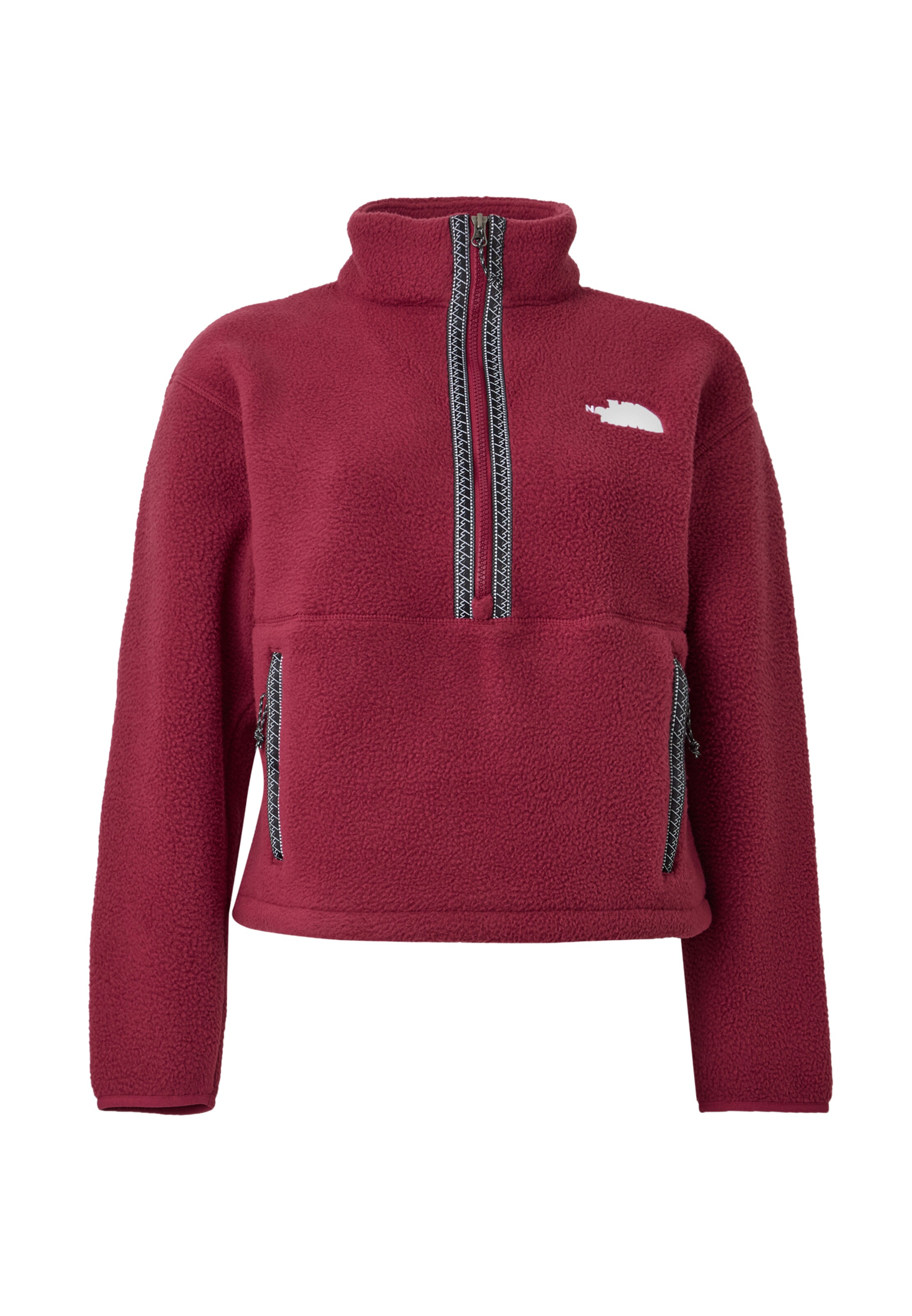 THE NORTH FACE Pulóver 'FLEESKI' - piros: elől