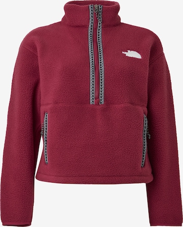 THE NORTH FACE Pulóver 'FLEESKI' - piros: elől