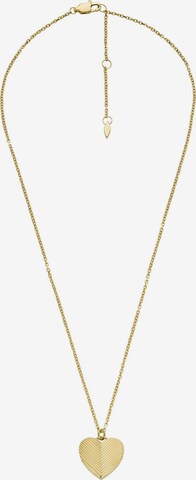 FOSSIL Necklace in Gold: front