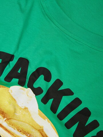 JACK & JONES T-Shirt 'CHEW' in Grün