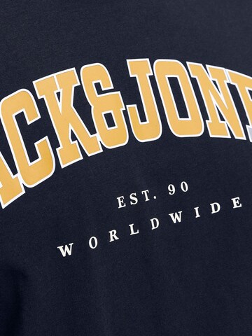 mėlyna JACK & JONES Marškinėliai 'JJCaleb'