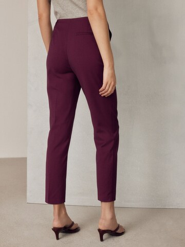 Next Slimfit Pantalon 'Tailored' in Rood