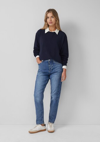 s.Oliver Sweatshirt in Blauw: voorkant