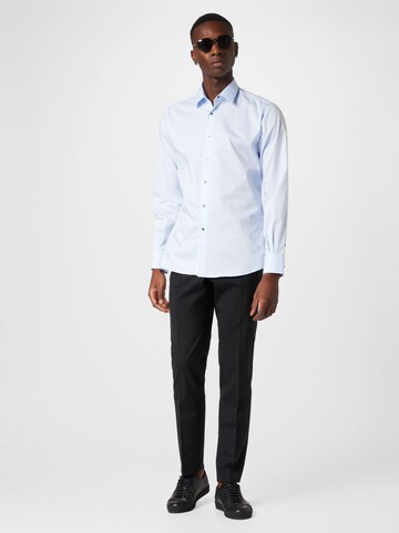 Coupe regular Chemise Karl Lagerfeld en bleu