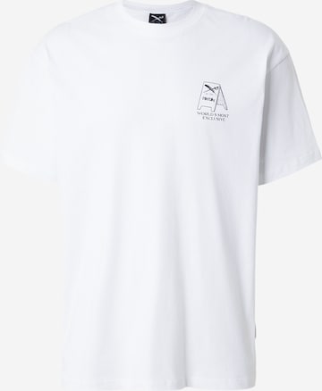 balta Iriedaily Marškinėliai 'Most Exclusive': priekis