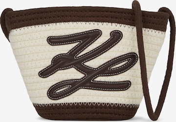 Karl Lagerfeld Rantakassi värissä ruskea: etupuoli