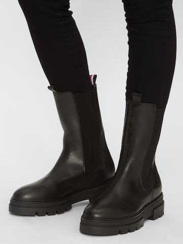 TOMMY HILFIGER Chelsea boots in Zwart: voorkant