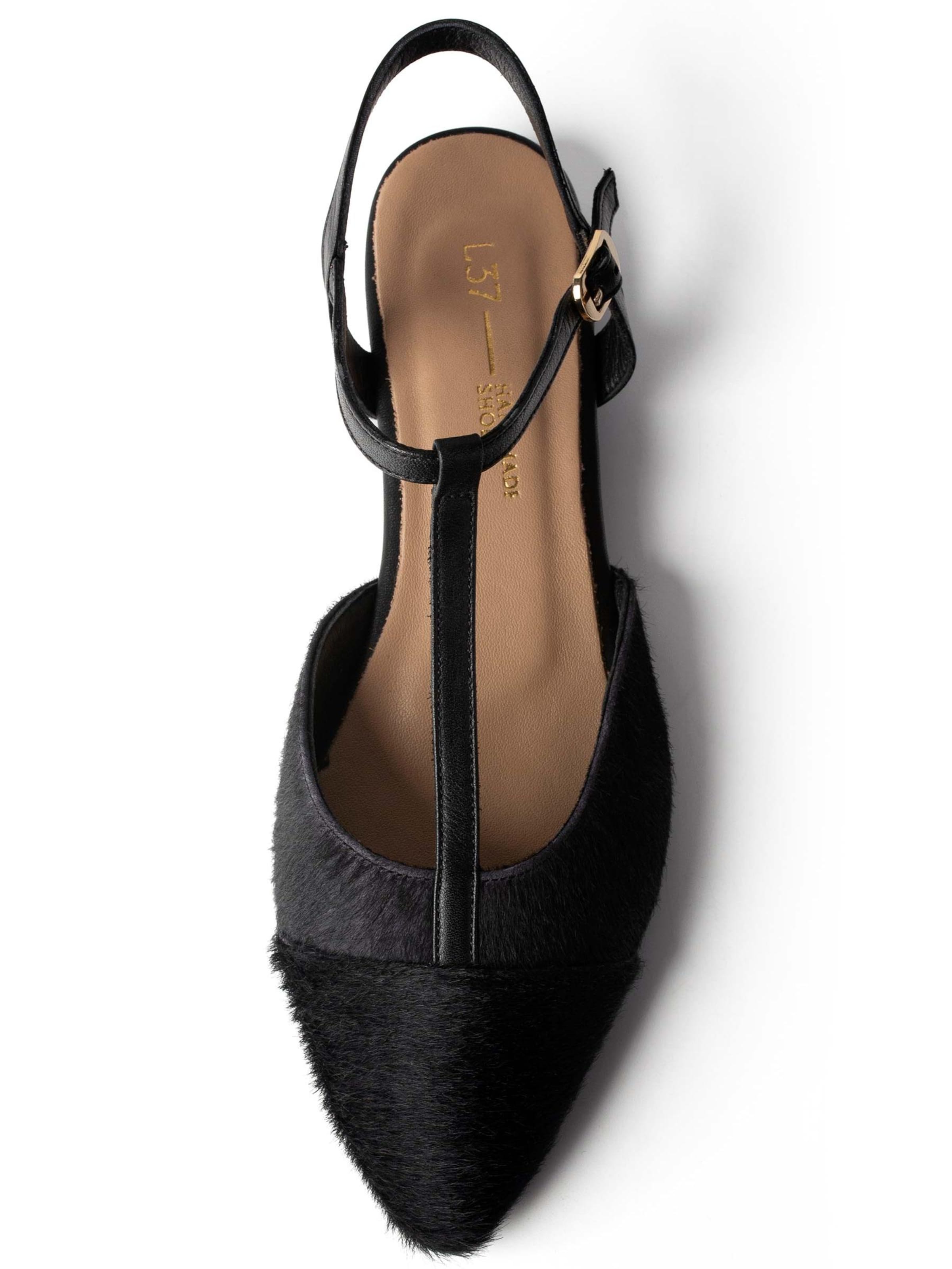 L37 HANDMADE SHOES Slipper 'A KISS BEFORE DAWN' i sort