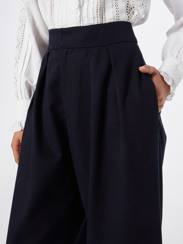 Ted Baker Wide leg Pleat-front trousers 'OAKLIA' in Blue