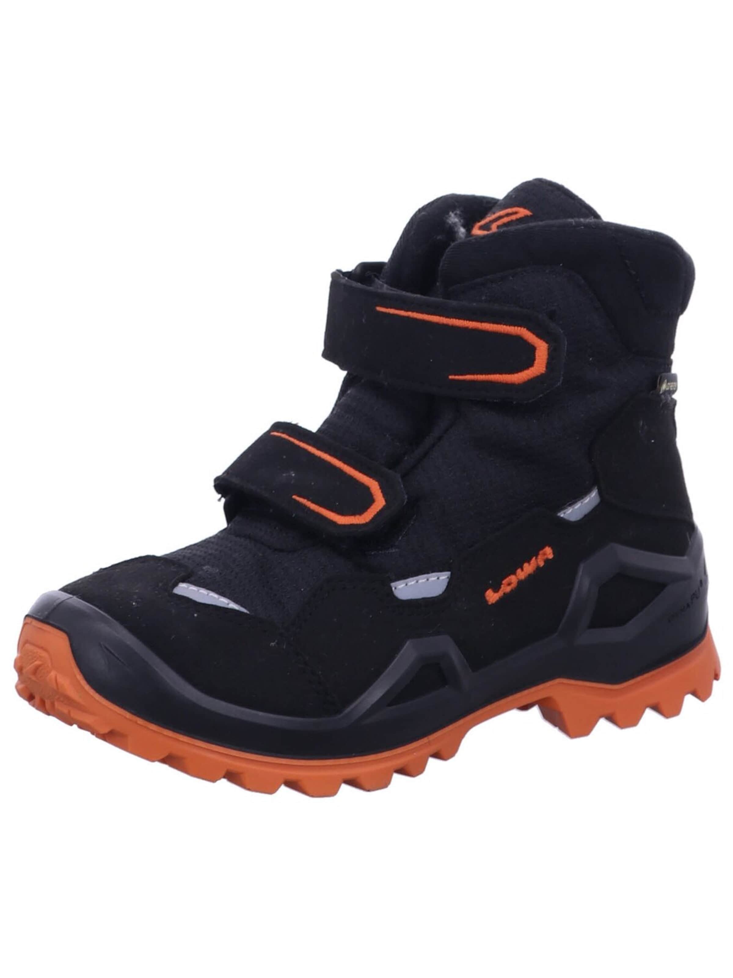 LOWA Boot 'Stiefel Mädchen 641542 0920 Kunststoff (Synthetik) in schwarz' in Black: front