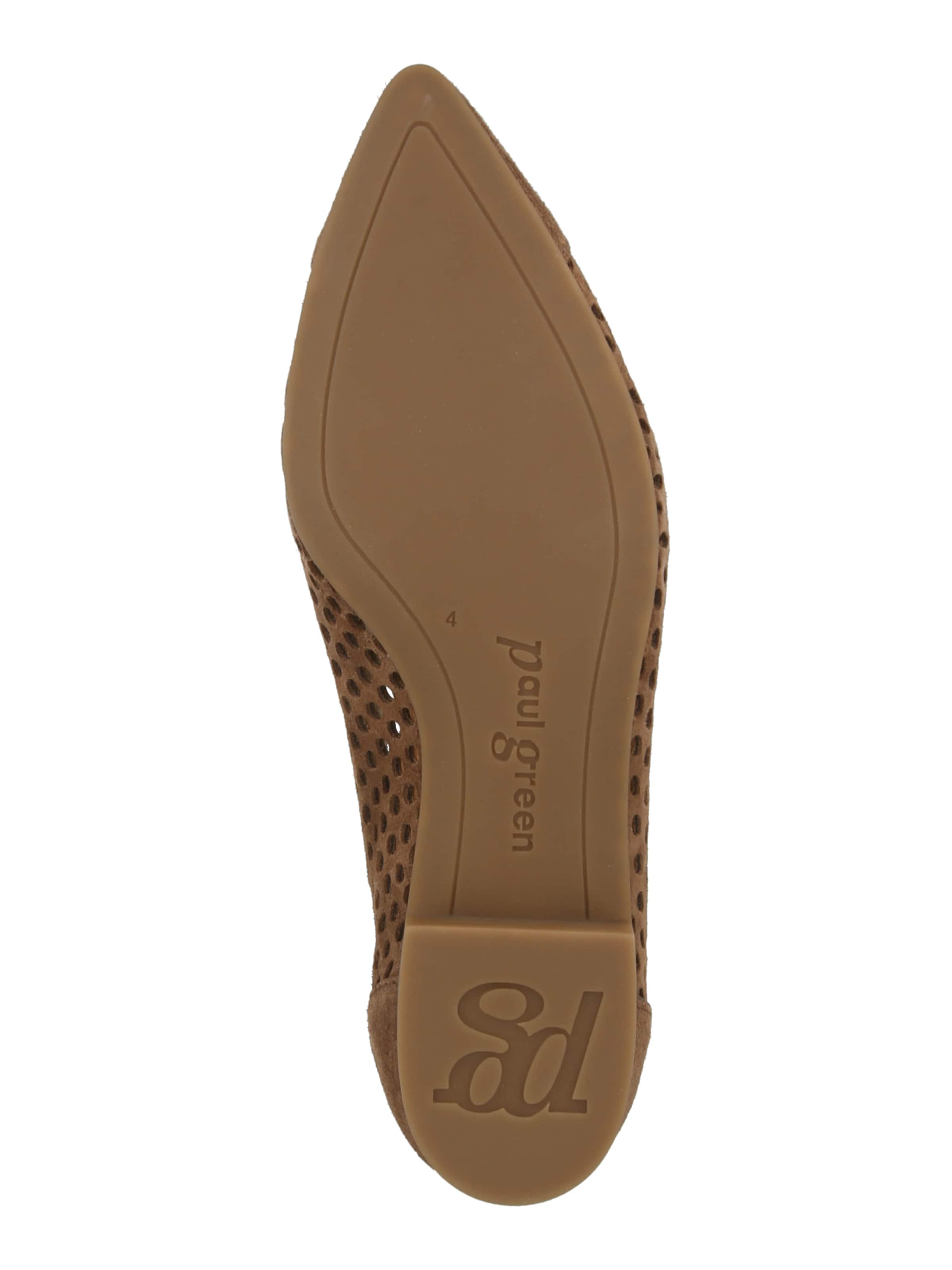 Paul Green Ballet Flats in Brown