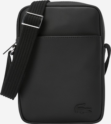 LACOSTE Crossbody Bag in Black: front