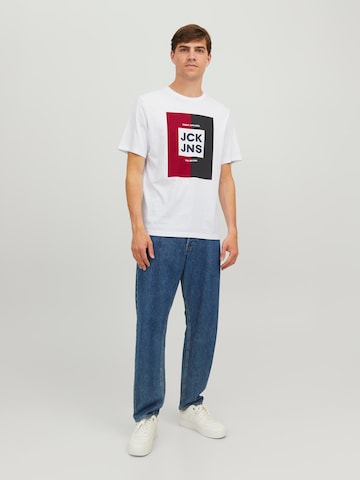 JACK & JONES Bluser & t-shirts 'Oscar' i blå