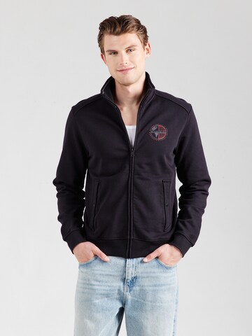 NAPAPIJRI - Sudadera con cremallera 'BERIL' en negro: frente