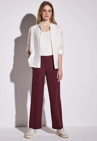 STREET ONE Loose fit Pants in Red