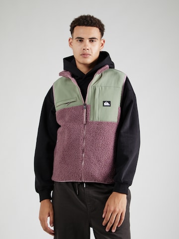 Gilet de sport QUIKSILVER en violet : devant