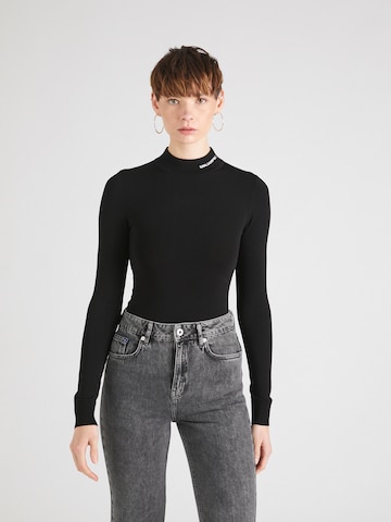 Karl Lagerfeld Sweater 'CLASSIC' in Black: front