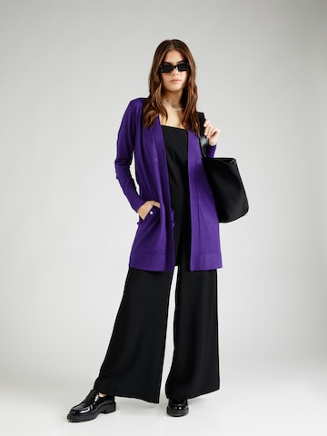 Cardigan Wallis en violet