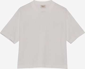 T-shirt HALO en blanc : devant
