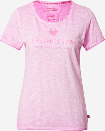 LIEBLINGSSTÜCK Shirts 'Cia' i pink: forside