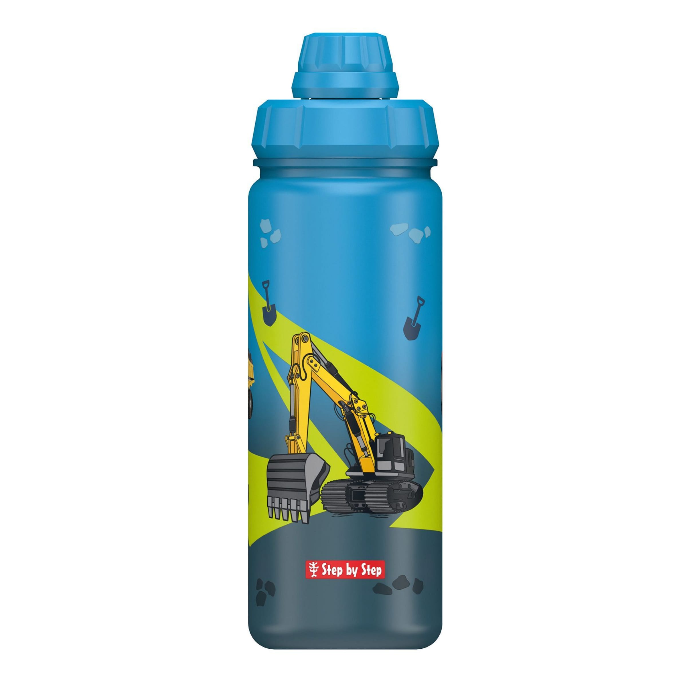 STEP BY STEP Drinking Bottle in Blue: front