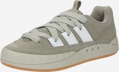 ADIDAS ORIGINALS Baskets basses 'ADIMATIC' en gris clair / blanc, Vue avec produit