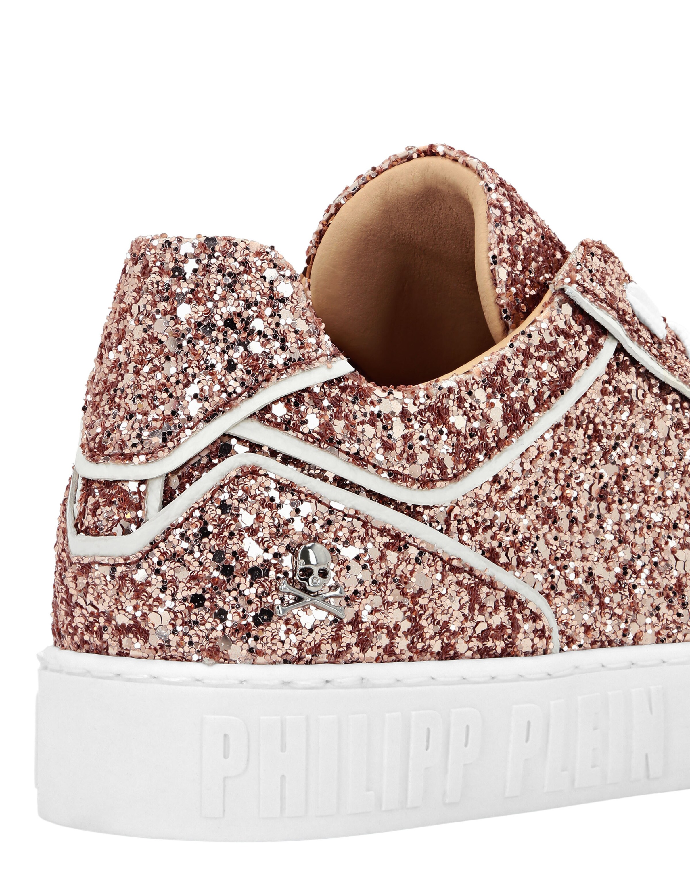 Philipp Plein Platform trainers 'King Power' in Bronze