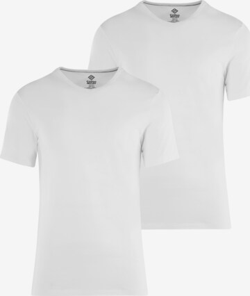 T-Shirt Nur Der en blanc : devant